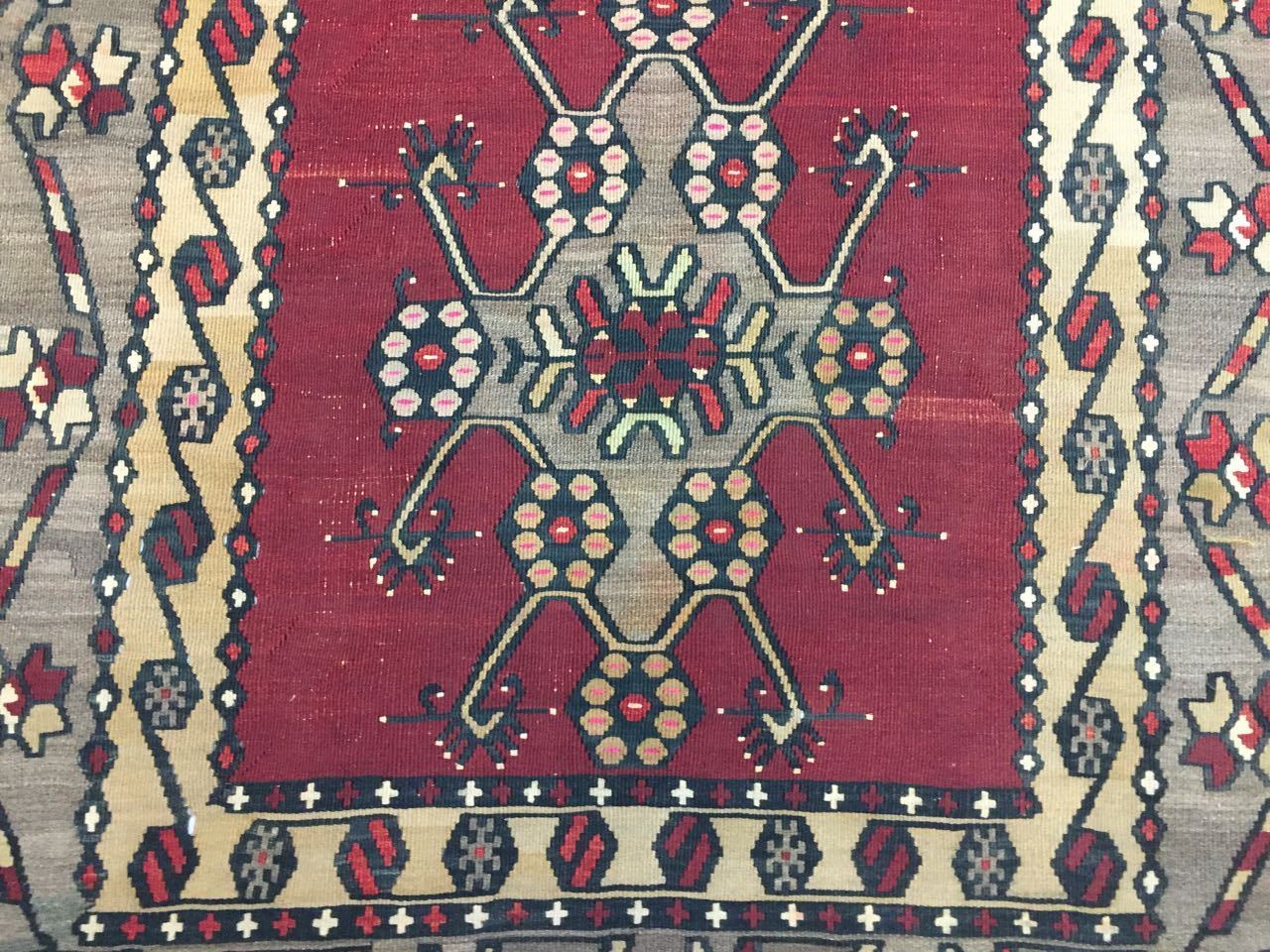 Vintage Turkish Kilim Kelim Rug shabby chic wool,Moroccan boho 250x135cm Large Antiques:Carpets & Rugs kilimshop.myshopify.com