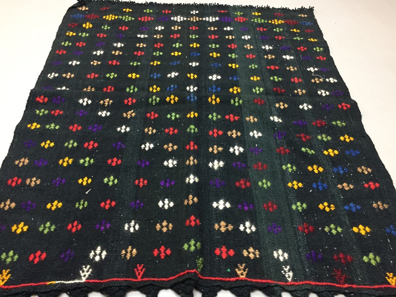 Traditional Turkish Kilim Rug shabby vintage wool country home Kelim 125x105cm Antiques:Carpets & Rugs kilimshop.myshopify.com