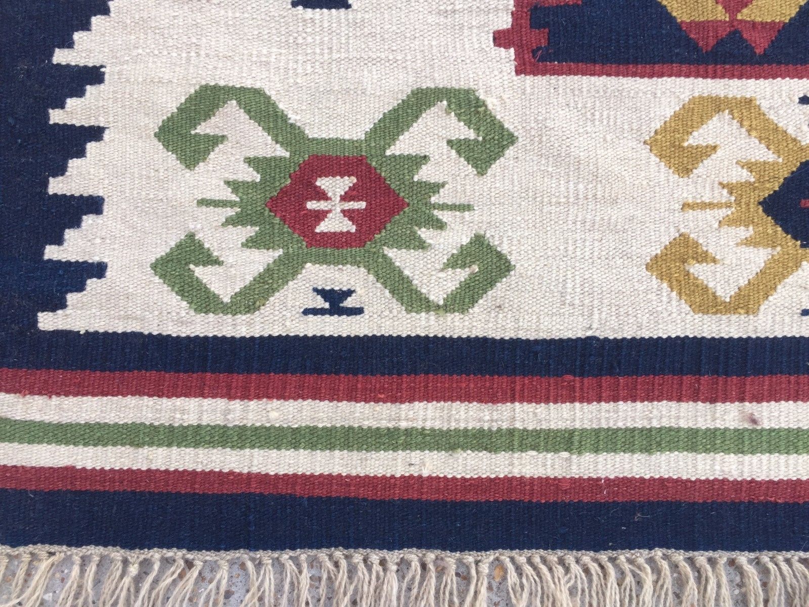 Handmade Turkish Kilim Kelim Rug 257x175cm shabby chic wool, country home, boho Home, Furniture & DIY:Rugs & Carpets:Rugs kilimshop.myshopify.com