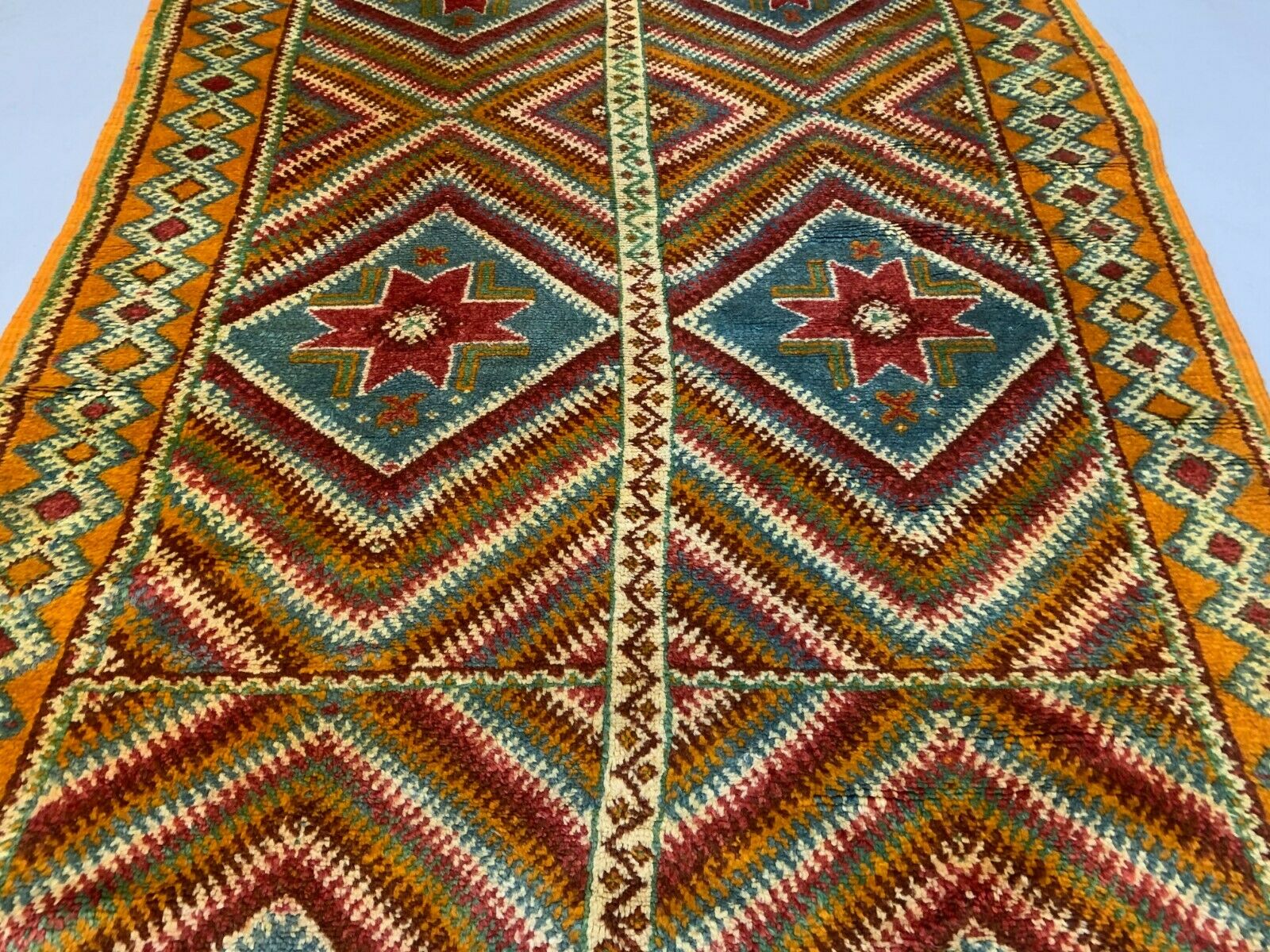 Vintage Moroccan Rug 345x150 cm Tazenacht Berber Atlas, Tribal kilimshop.myshopify.com