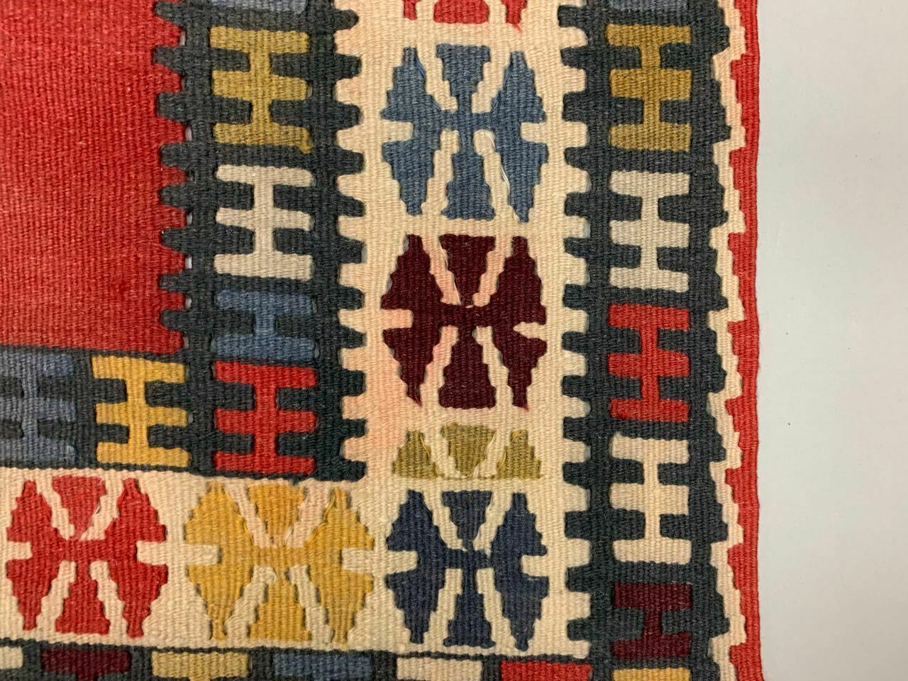 Vintage Turkish Kilim Kelim Rug shabby chic wool,Moroccan boho 190x112 cm Medium Antiques:Carpets & Rugs kilimshop.myshopify.com