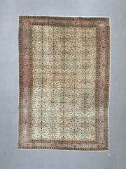 Vintage Turkish Rug 200x290 cm, Tribal Wool Carpet Large