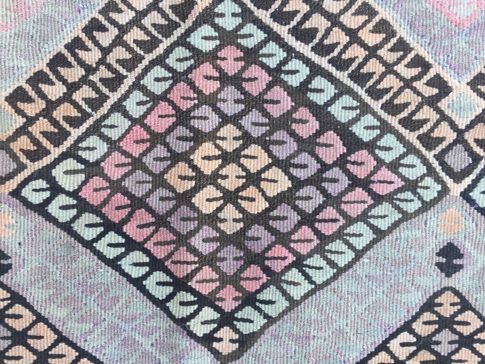 Vintage Turkish Kilim Kelim Rug 335x115 cm shabby chic wool, country home, boho Antiques:Carpets & Rugs kilimshop.myshopify.com