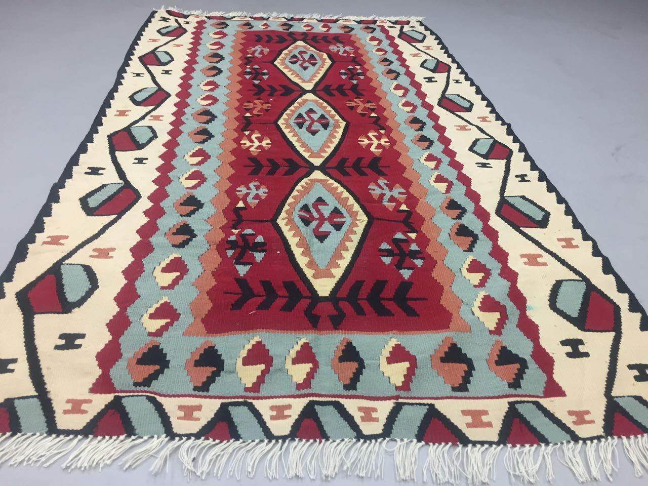 Vintage Turkish Kilim Kelim Rug shabby wool, country home, boho 155x93cm medium Antiques:Carpets & Rugs kilimshop.myshopify.com