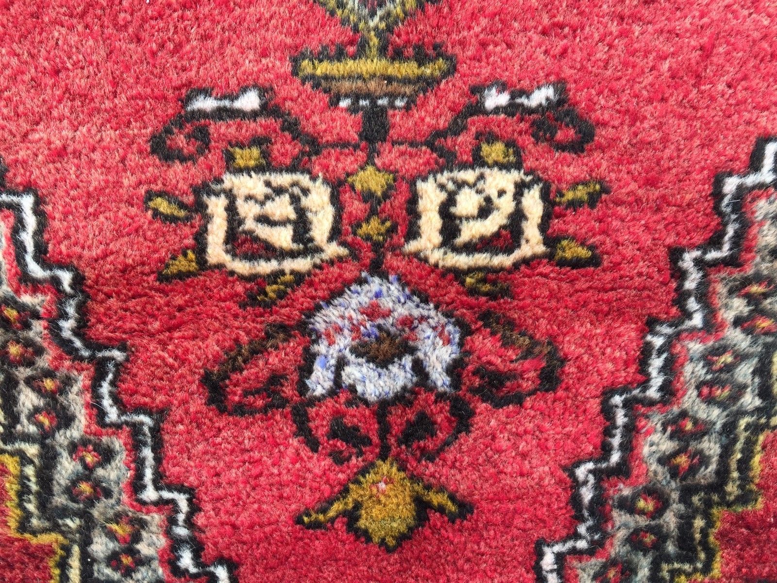 £950 Turkish Vintage Prayer Rug vegetable dye 195x112cm Persian Afghan Tribal Home, Furniture & DIY:Rugs & Carpets:Rugs kilimshop.myshopify.com