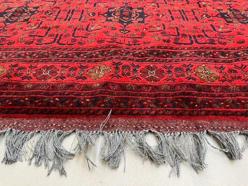 Afghan Khal Mohammadi Rug 300x195 cm, Vintage Turkoman Ersari Rug