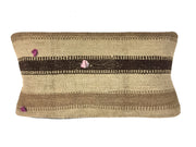 Kilim Pillow Cover 30x60 cm Meditation Bench Cushion Tapis Kelim Teppich Boho
