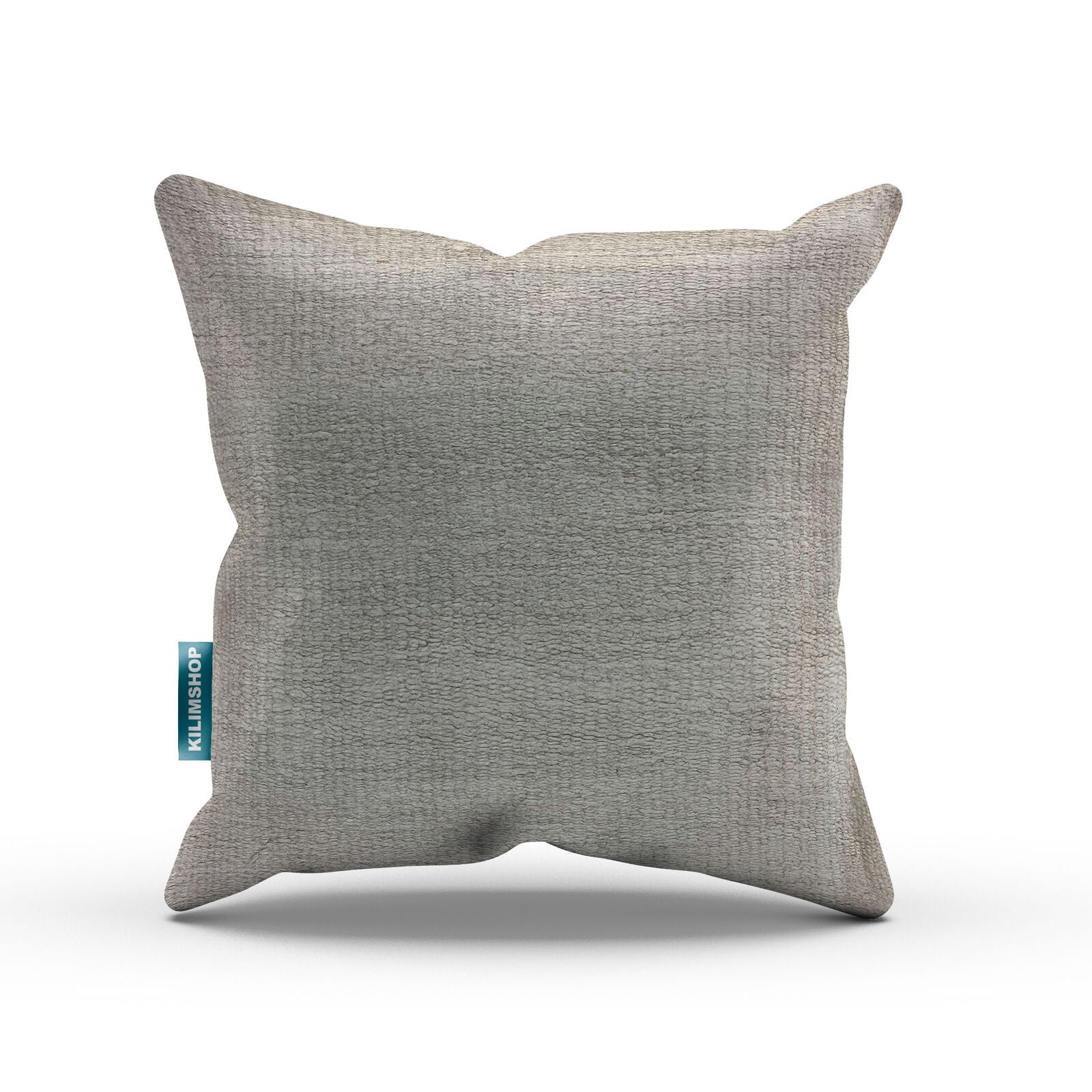 Vintage Kilim Cushion Cover 40x40 cm Square Wool Kelim Pillow Moroccan Decor