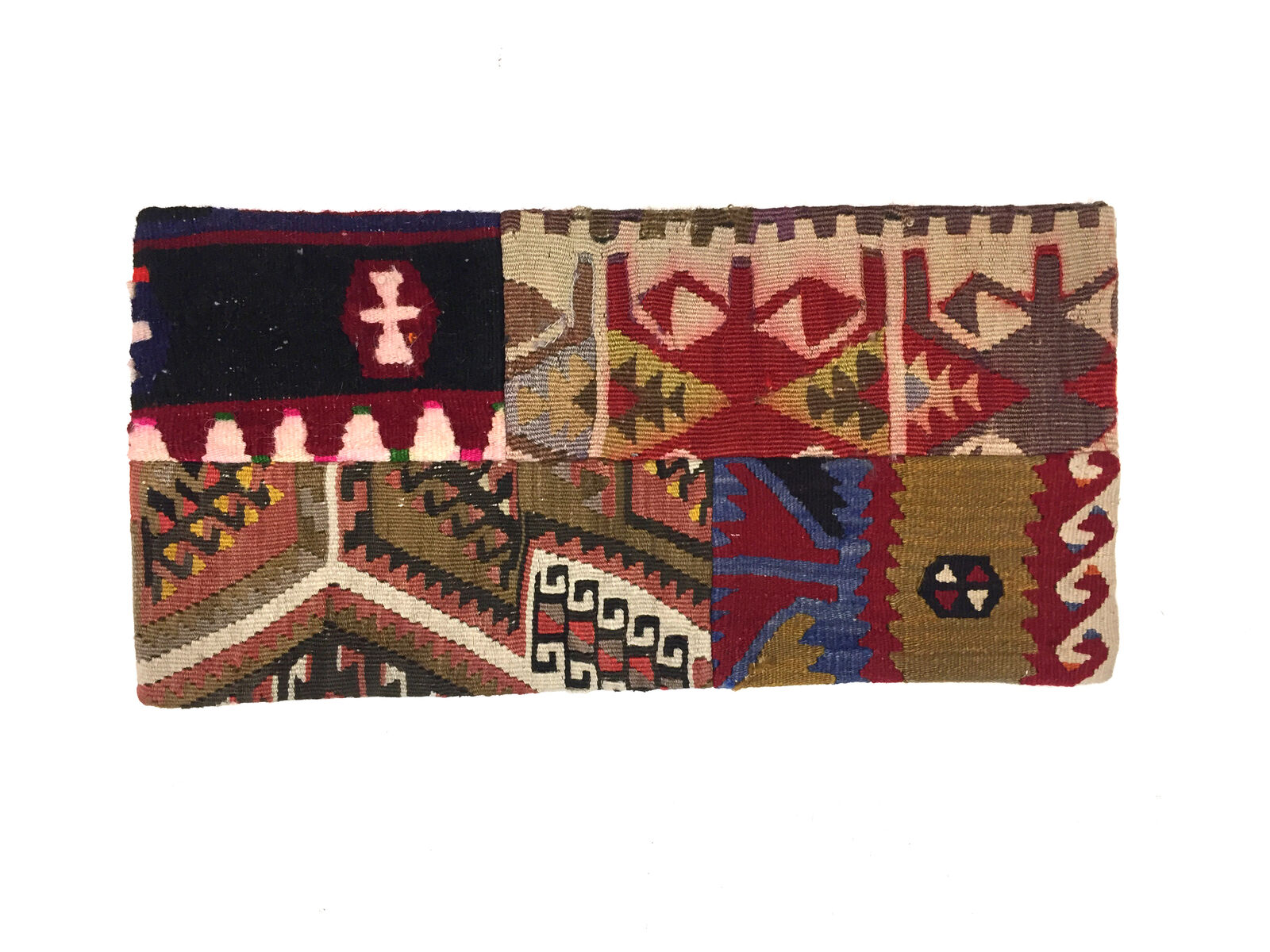 Kilim Pillow Cover 30x60 cm Meditation Bench Cushion Tapis Kelim Teppich Boho