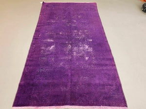 Old tribal Distressed Overdyed Vintage Turkish Wool Rug 214x115 cm Medium Antiques:Carpets & Rugs kilimshop.myshopify.com