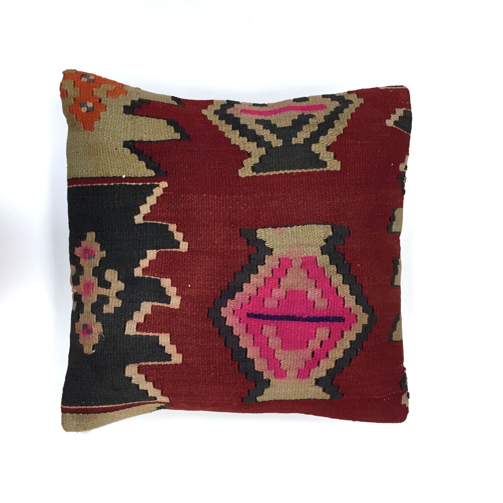 Vintage Wool Turkish Moroccan  Colourful Kilim Cushion Covers 50x50 cm Home, Furniture & DIY:Home Decor:Cushions kilimshop.myshopify.com