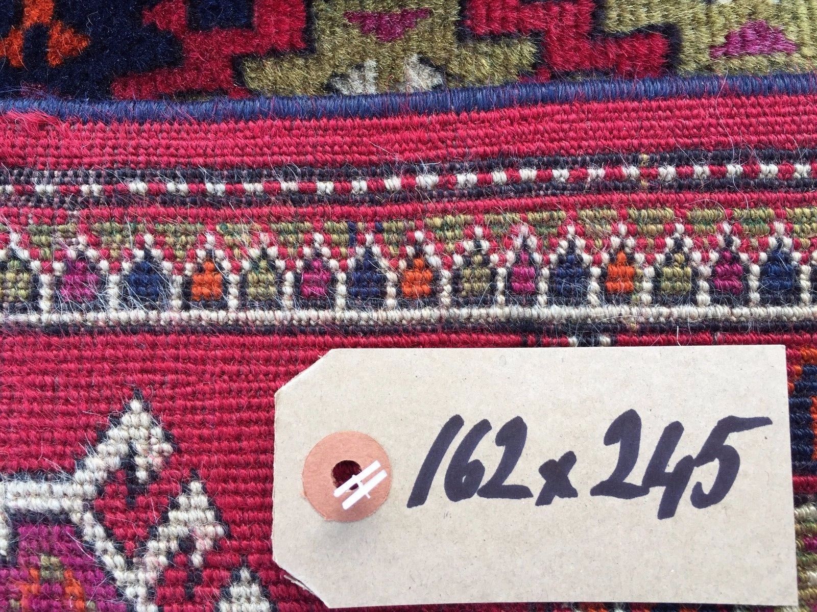 Fine Antique Turkmen Rug Wool Oriental Hand Made Rug 245x162cm Persian Vintage Home, Furniture & DIY:Rugs & Carpets:Rugs kilimshop.myshopify.com