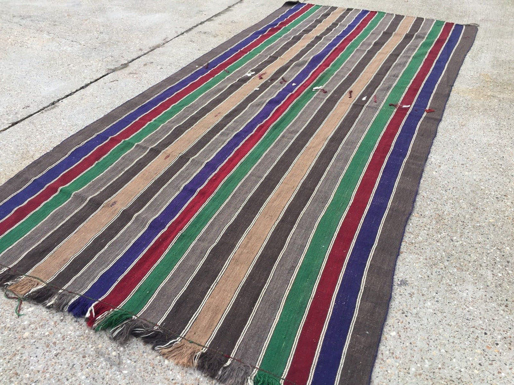 Vintage Turkish Kilim Kelim Rug 360x170cm shabby chic wool, country home, boho Home, Furniture & DIY:Rugs & Carpets:Rugs kilimshop.myshopify.com