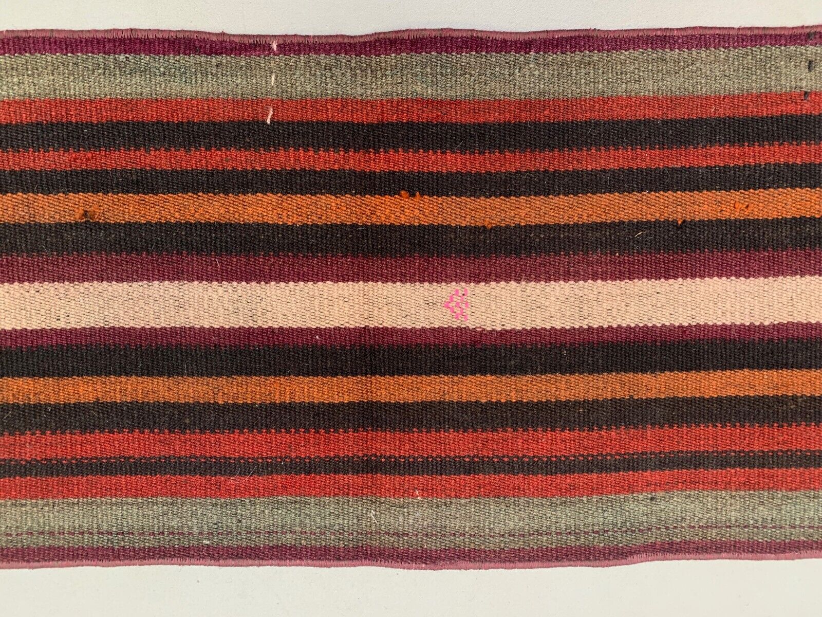 Old Turkish narrow Kilim Runner 365x46 cm shabby chic, vintage kelim