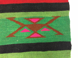 Turkish Moroccan Kilim Rug shabby vintage old wool Kelim 294x116 cm  Large green Antiques:Carpets & Rugs kilimshop.myshopify.com