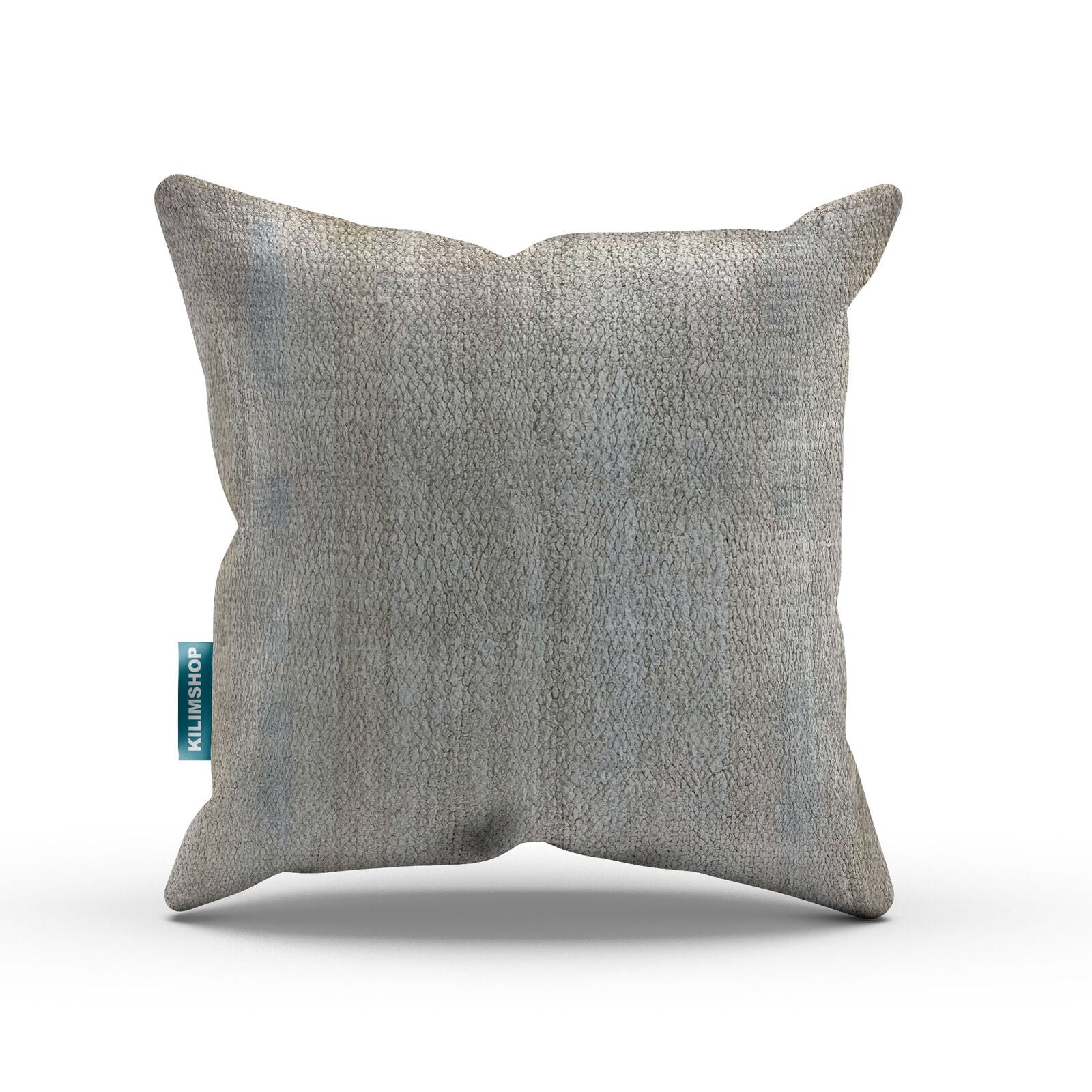 Vintage Kilim Cushion Cover 40x40 cm Square Wool Kelim Pillow Moroccan Decor