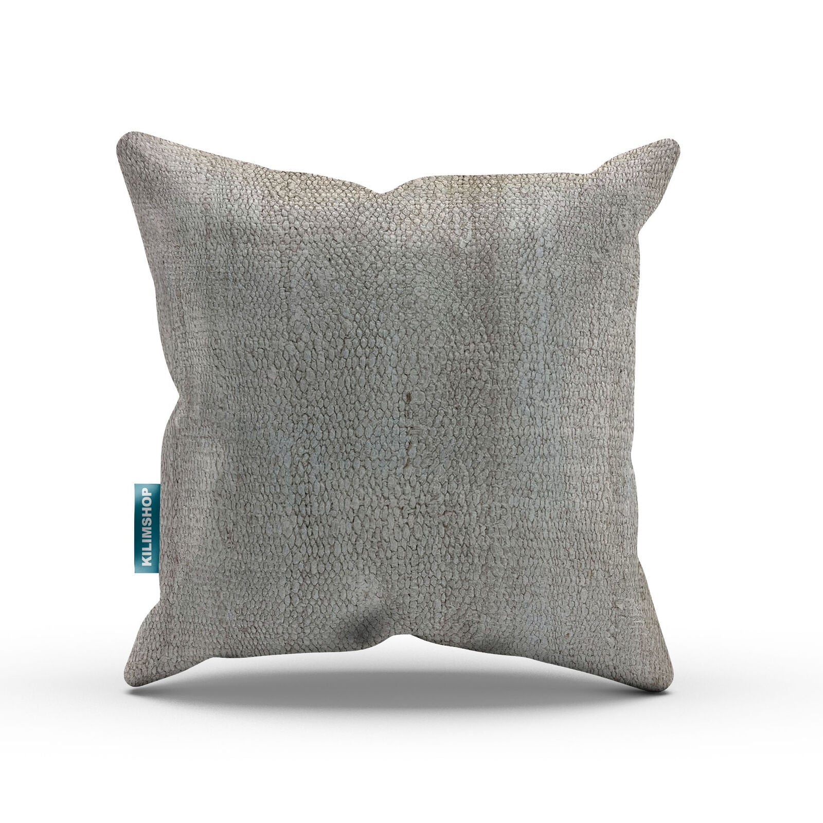 Vintage Kilim Cushion Cover 40x40 cm Square Wool Kelim Pillow Moroccan Decor