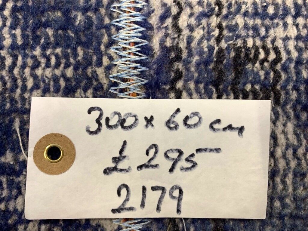 Vintage Turkish Patchwork Runner 300x60 cm Wool Rug 2179