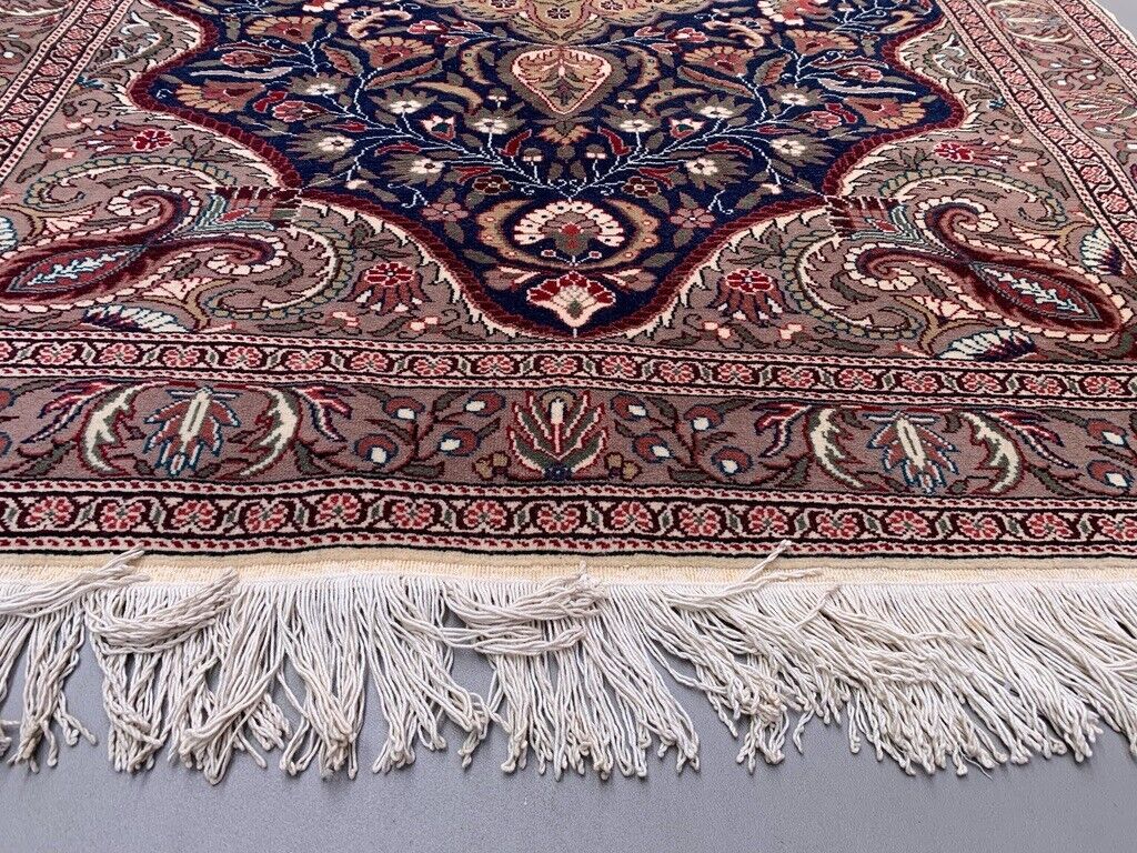 Vintage Turkish Rug 225x145 cm, Tribal Wool Carpet Large