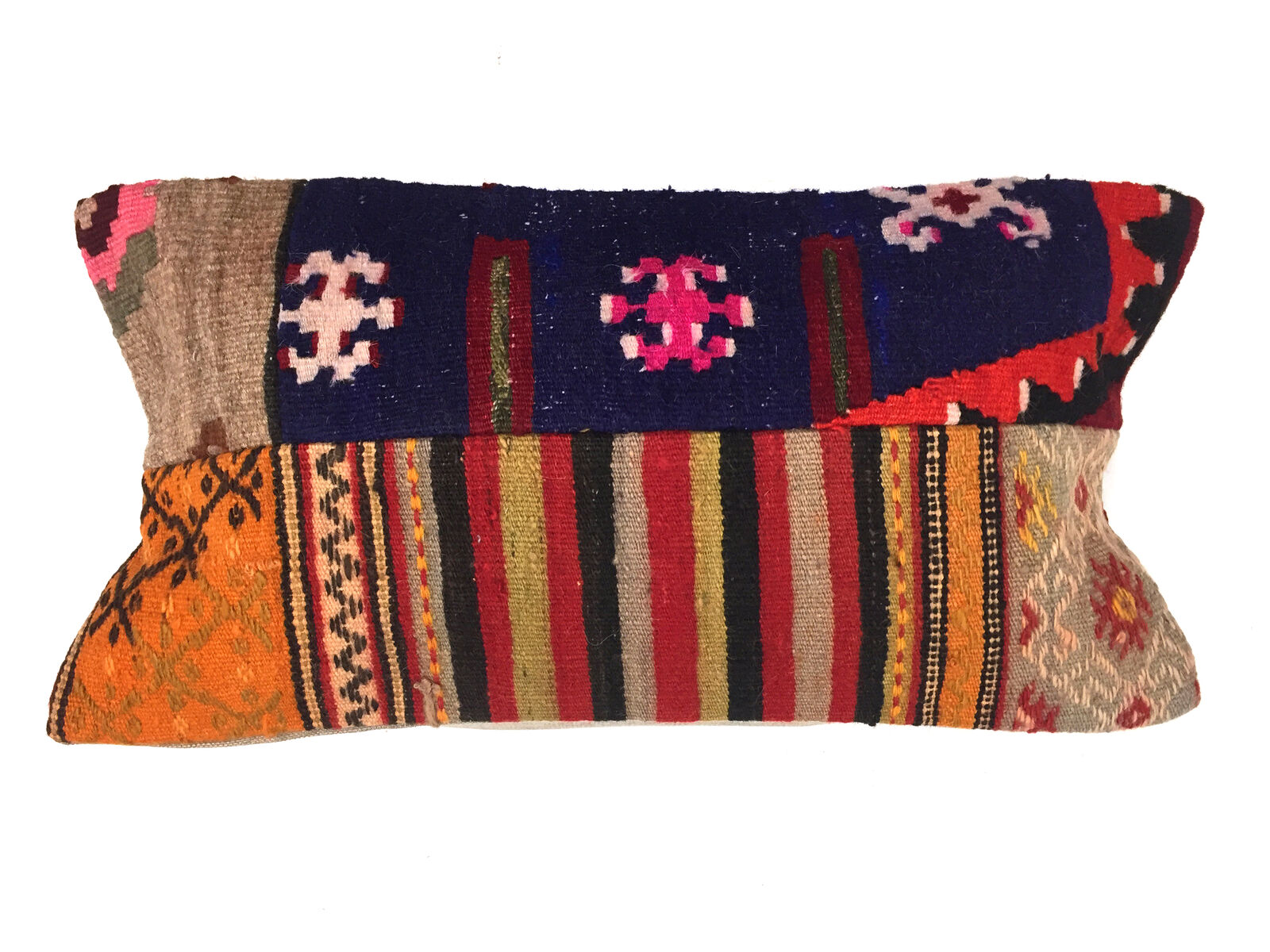 Kilim Pillow Cover 30x60 cm Meditation Bench Cushion Tapis Kelim Teppich Boho