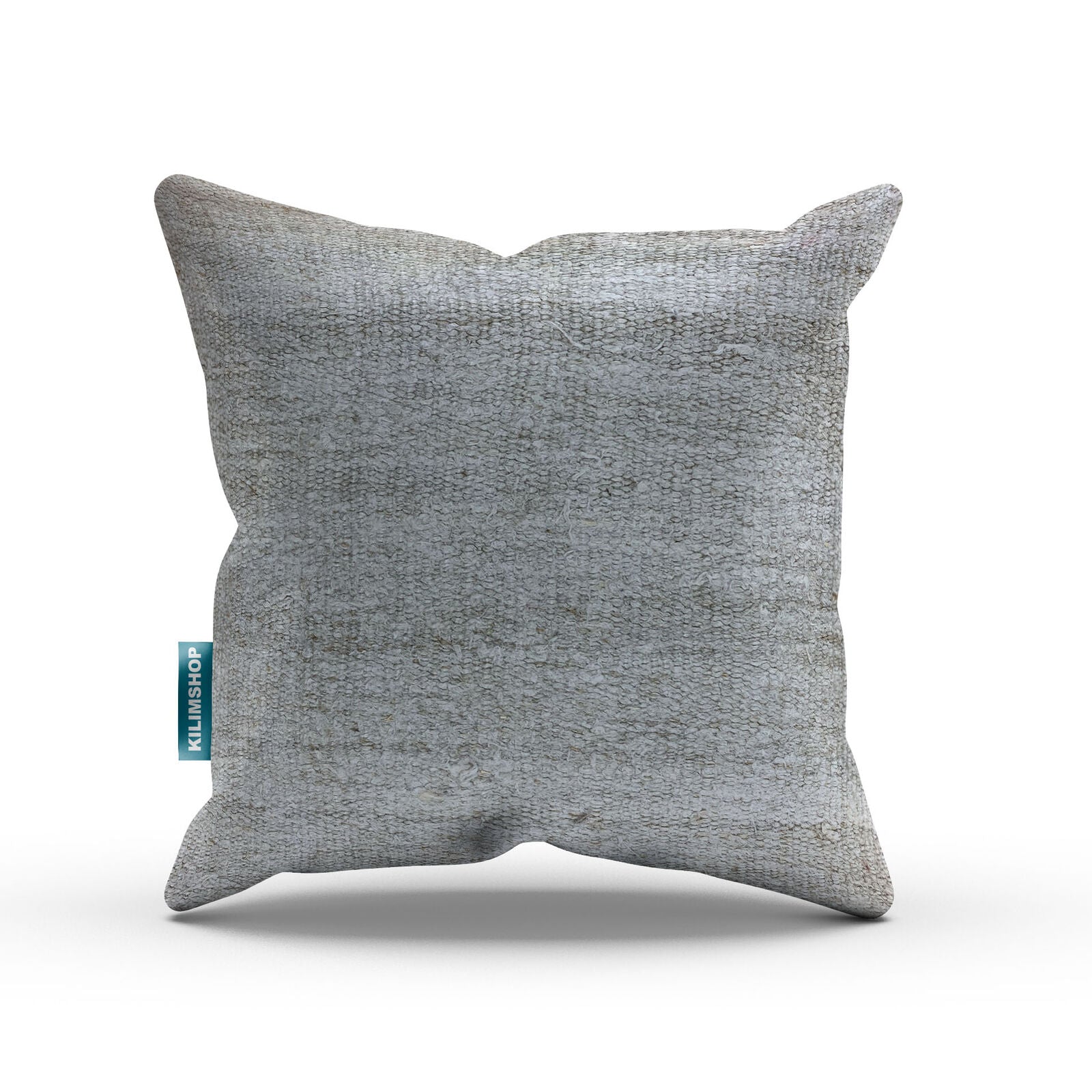 Vintage Kilim Cushion Cover 40x40 cm Square Wool Kelim Pillow Moroccan Decor