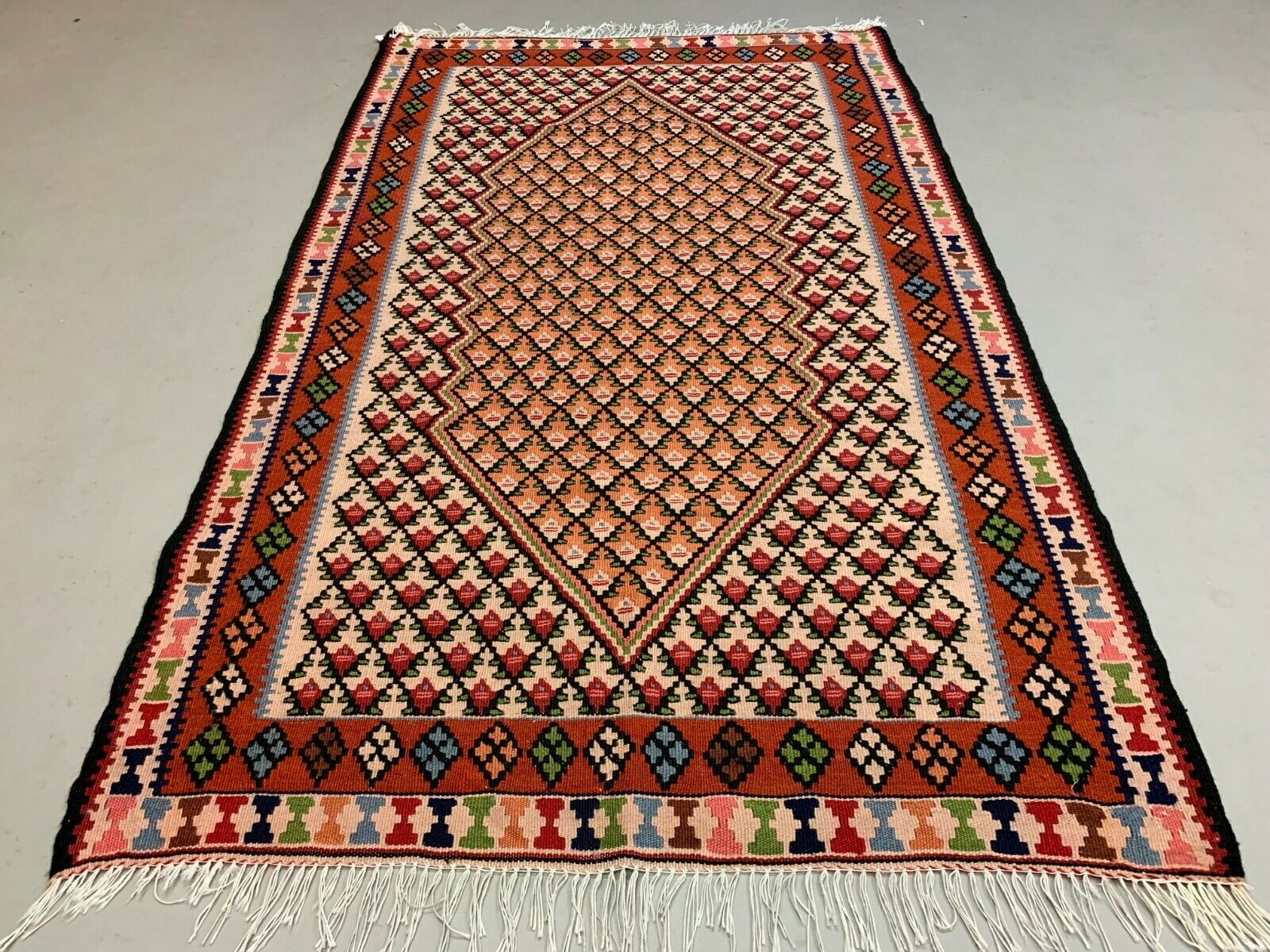Traditional Turkish Kilim Rug shabby vintage wool Boho Kelim 158x96 cm Medium Antiques:Carpets & Rugs kilimshop.myshopify.com