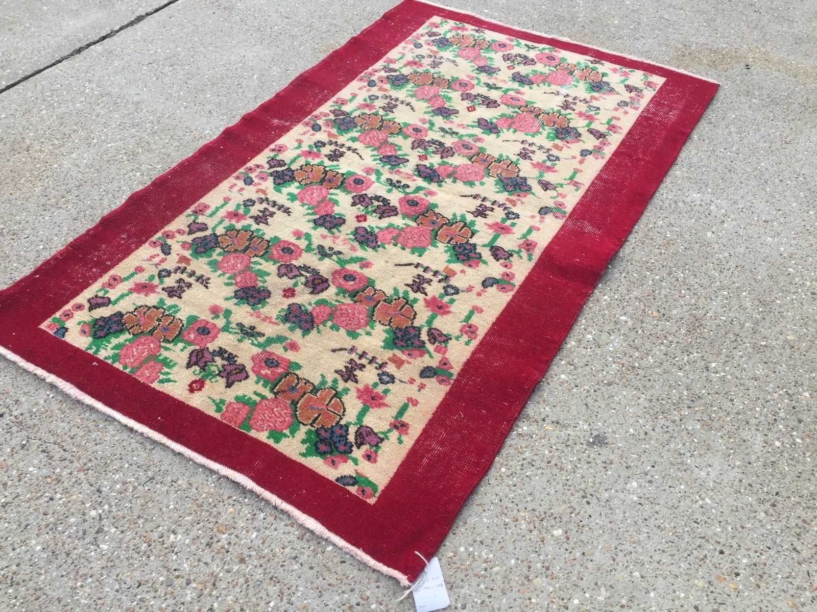 Old tribal HandMade Distressed Persian Wool Rug country house chic Turkish Home, Furniture & DIY:Rugs & Carpets:Rugs kilimshop.myshopify.com