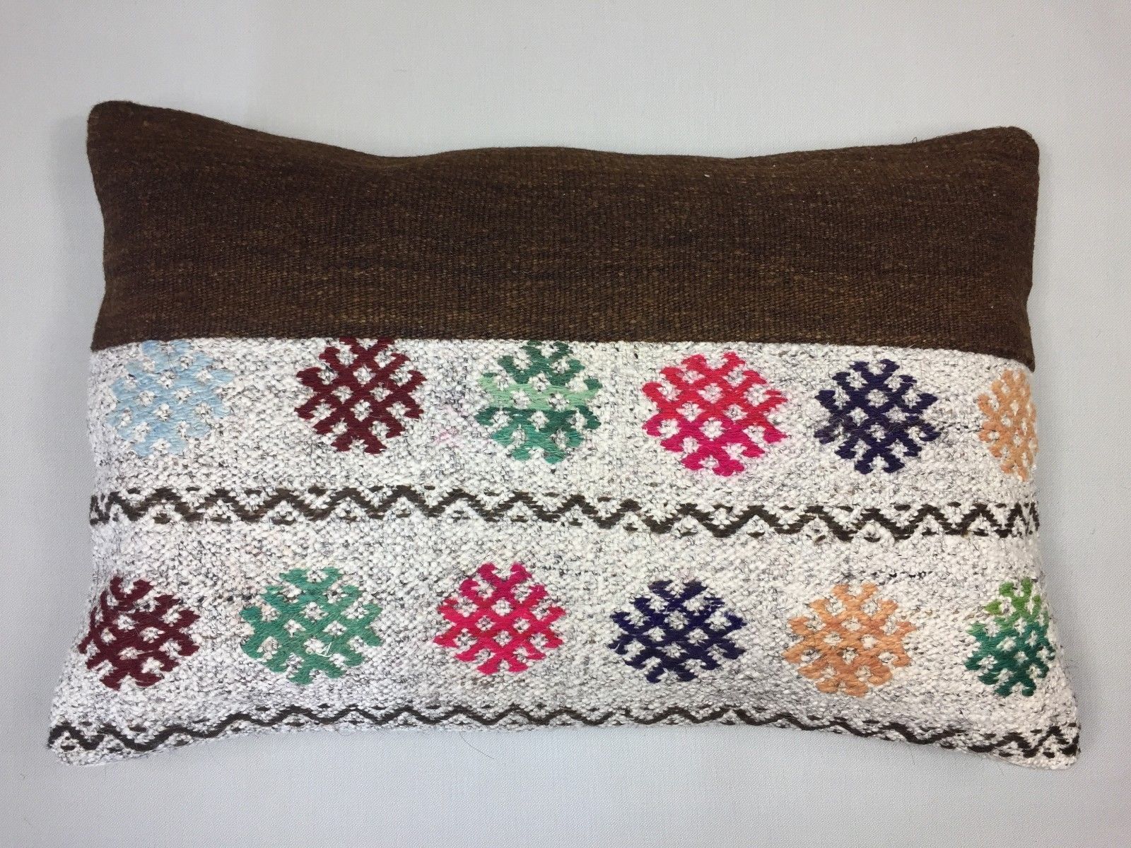 Kilim Cushion Cover 60x40 cm Old Vintage Antique Kelim pillow Boho country house Home, Furniture & DIY:Home Decor:Cushions kilimshop.myshopify.com