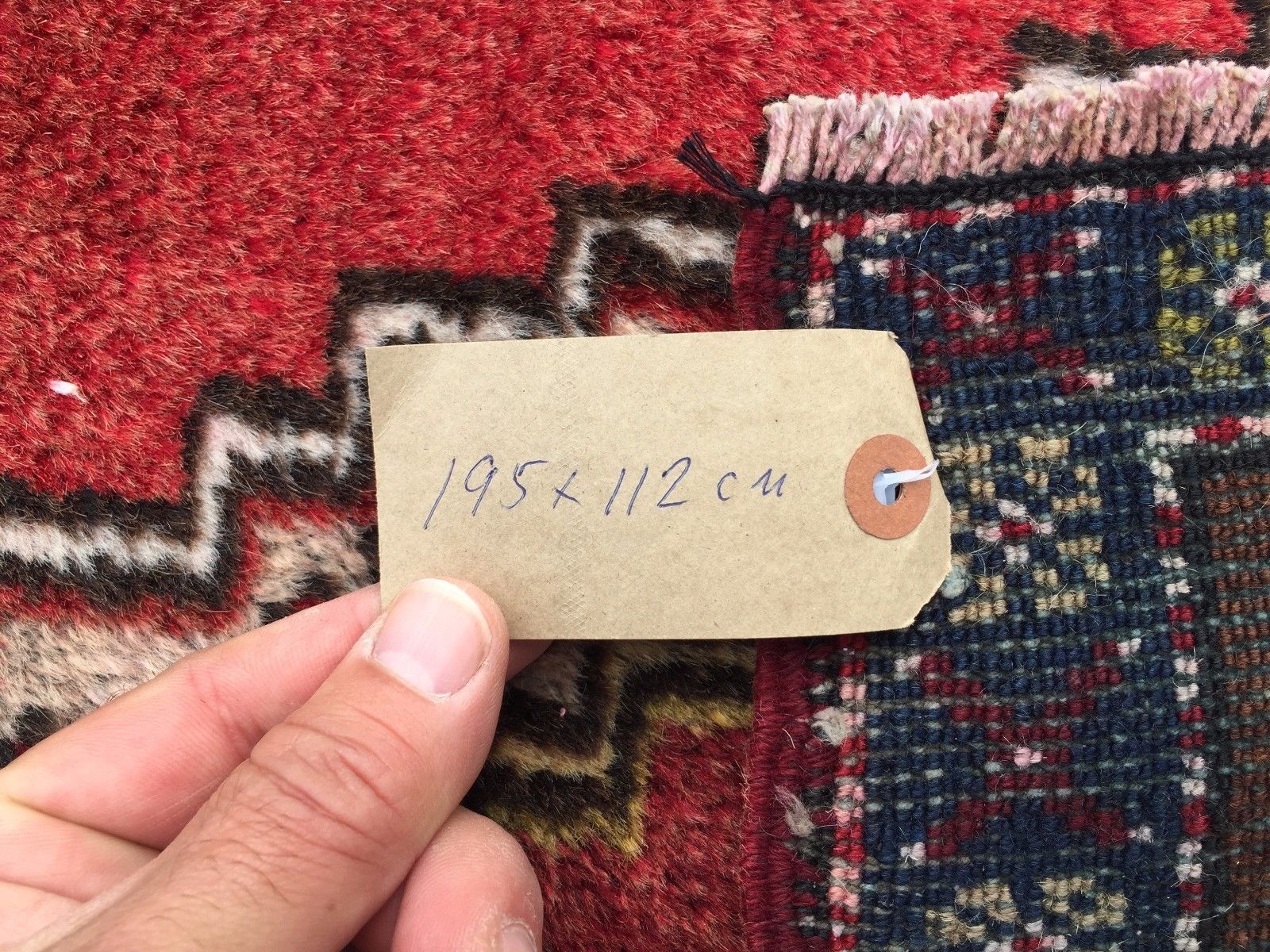 £950 Turkish Vintage Prayer Rug vegetable dye 195x112cm Persian Afghan Tribal Home, Furniture & DIY:Rugs & Carpets:Rugs kilimshop.myshopify.com