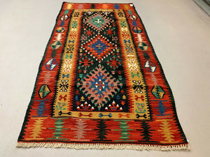 Vintage Turkish Kilim Kelim Rug shabby, country home, boho 188x101 cm medium Antiques:Carpets & Rugs kilimshop.myshopify.com