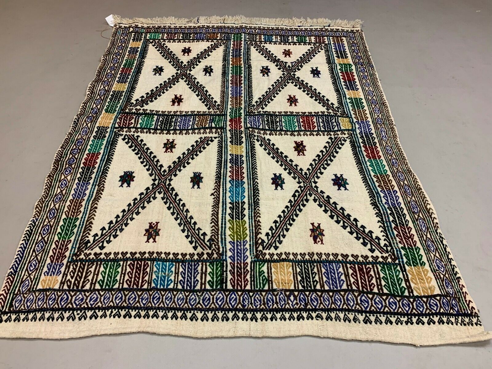 Antique Turkish Kilim Rug 160x124 cm shabby vintage old wool Kelim Medium Antiques:Carpets & Rugs kilimshop.myshopify.com