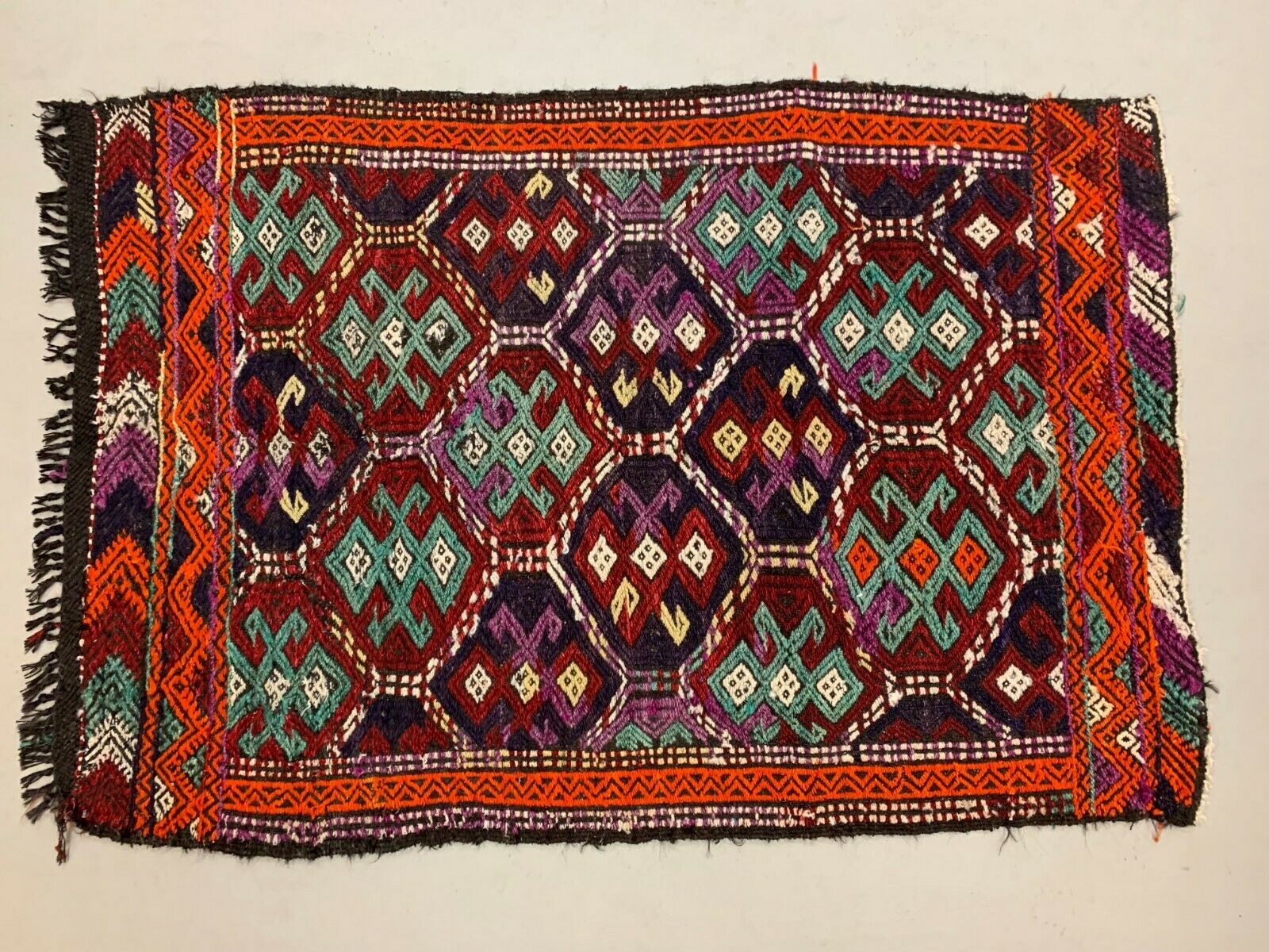Antique Turkish Moroccan Kilim Rug shabby vintage Kelim 130x90 cm small Antiques:Carpets & Rugs kilimshop.myshopify.com