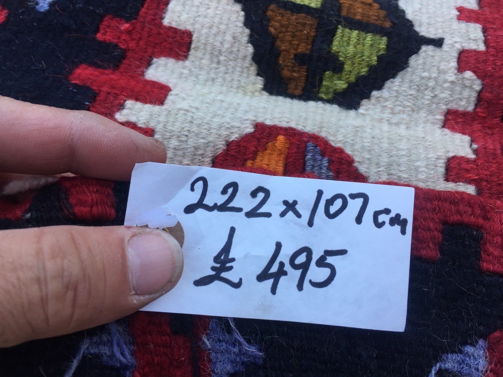 Old Turkish Kilim kelim rug, country house boho vintage rustic antique 222x107cm Antiques:Carpets & Rugs kilimshop.myshopify.com