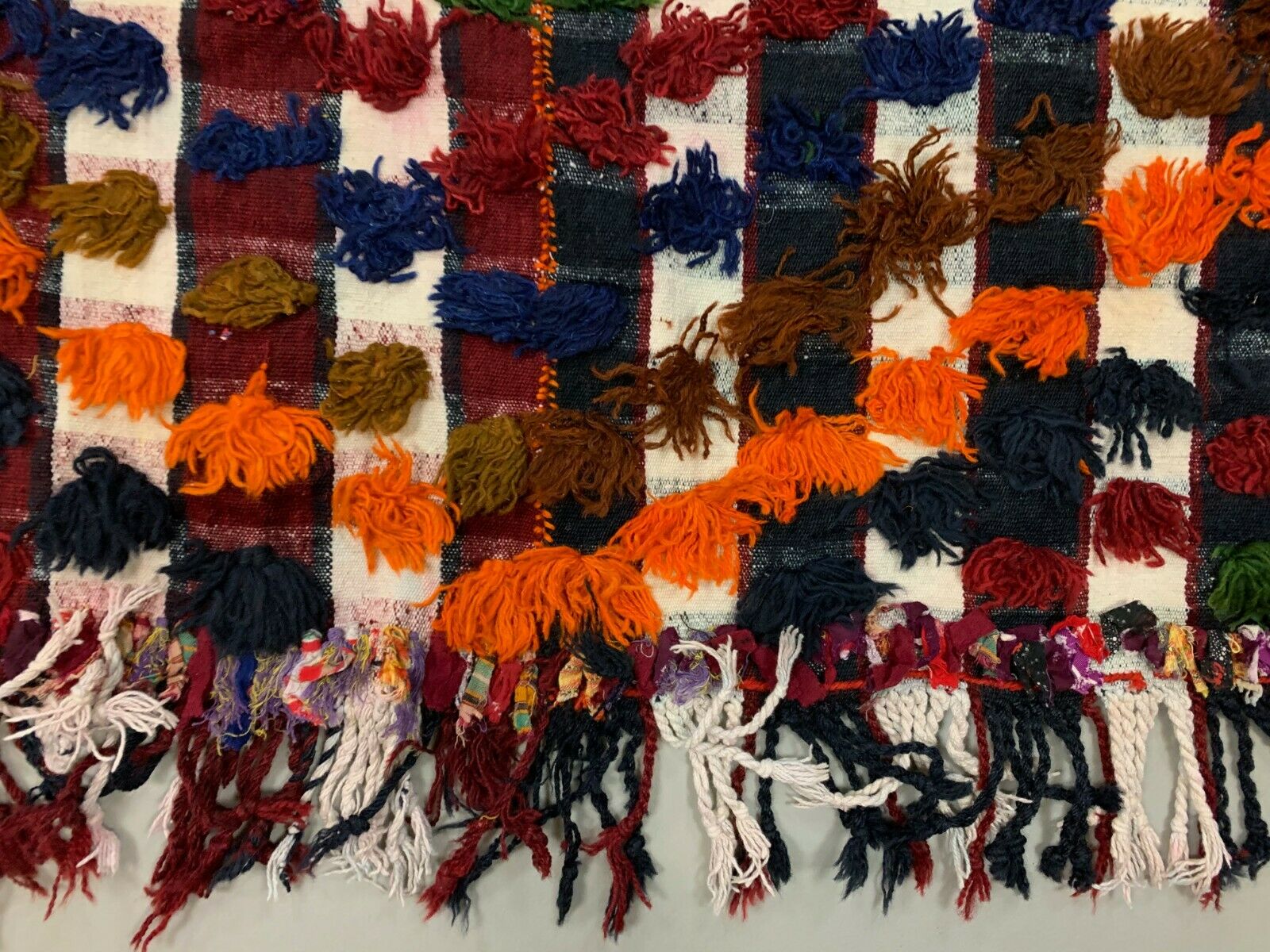 Vintage Turkish Kilim Rug 245x157 cm wool kelim Large kilimshop.myshopify.com