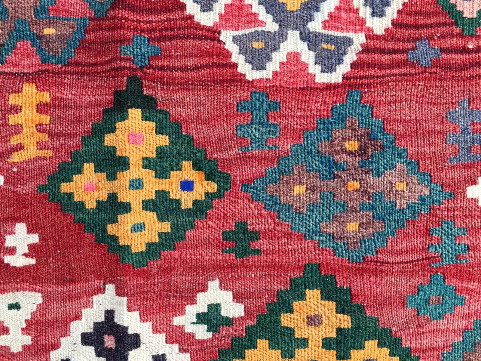 Antique Persian Kilim, kelim, country house boho vintage rustic rug, 282x152cm Antiques:Carpets & Rugs kilimshop.myshopify.com