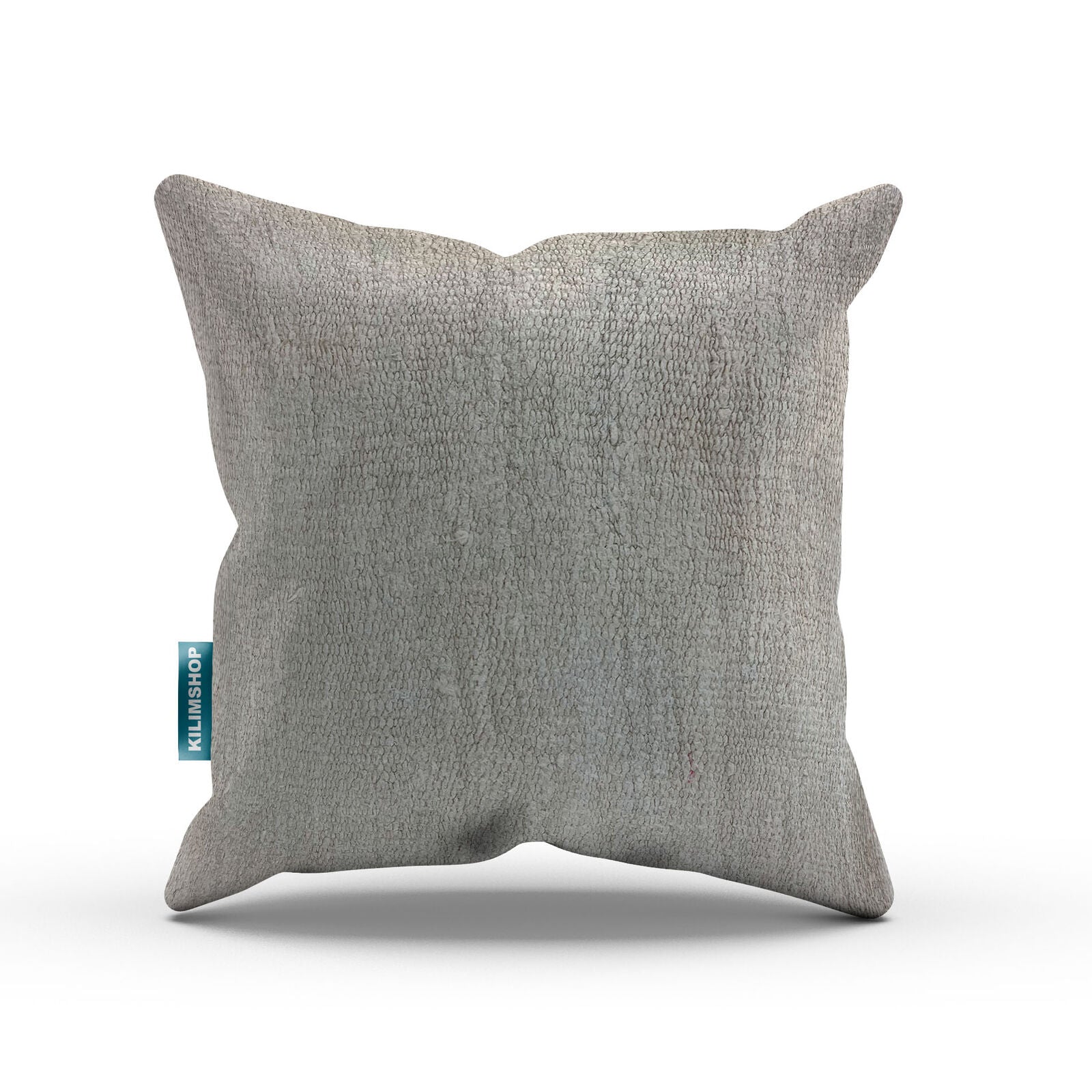 Vintage Kilim Cushion Cover 40x40 cm Square Wool Kelim Pillow Moroccan Decor