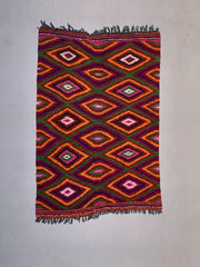 Vintage Moroccan Berber Rug 180x124 cm, Berber Atlas, Large