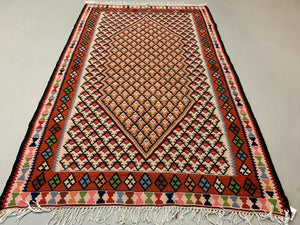 Traditional Turkish Kilim Rug shabby vintage wool Boho Kelim 158x96 cm Medium Antiques:Carpets & Rugs kilimshop.myshopify.com