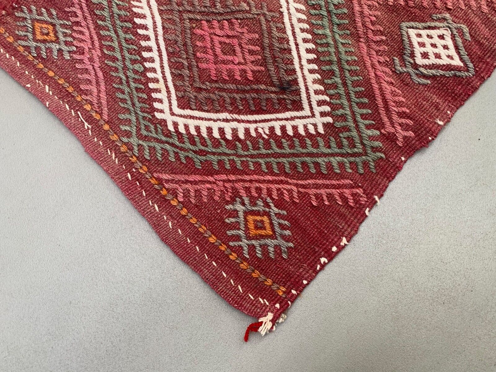 Old Turkish narrow Kilim Runner 203x41 cm shabby chic, vintage kelim