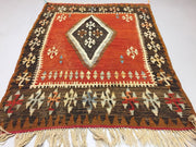 Tribal Turkish Kilim Rug shabby vintage wool country home Kelim 130x97cm Antiques:Carpets & Rugs kilimshop.myshopify.com