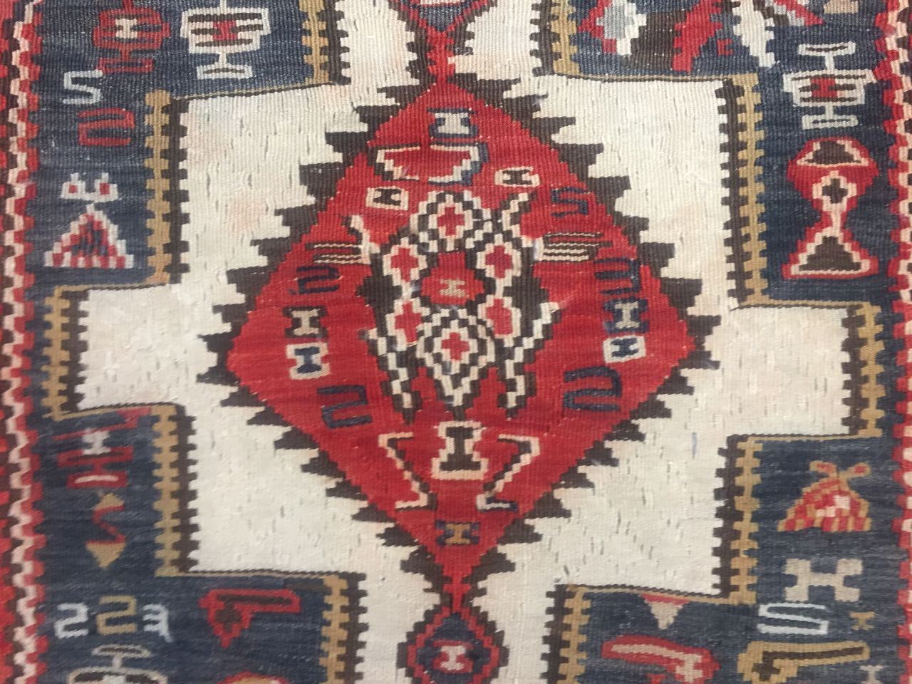 Vintage Turkish Kilim Kelim Rug shabby wool, country home, boho 146x92cm small Antiques:Carpets & Rugs kilimshop.myshopify.com