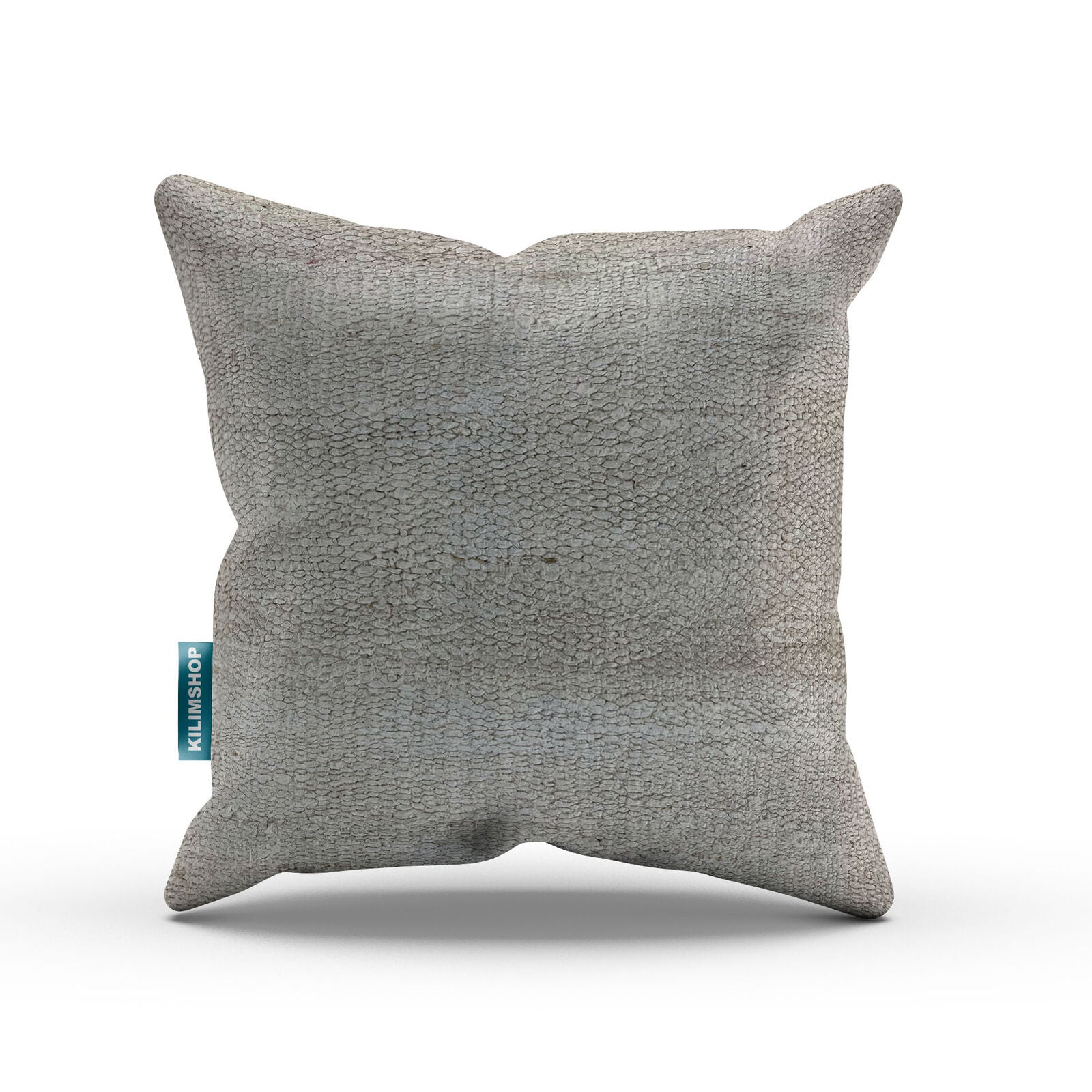 Vintage Kilim Cushion Cover 40x40 cm Square Wool Kelim Pillow Moroccan Decor