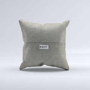 Vintage Turkish Kilim Cushion Cover 60x60 cm Square Wool Kelim Pillowcase 66405