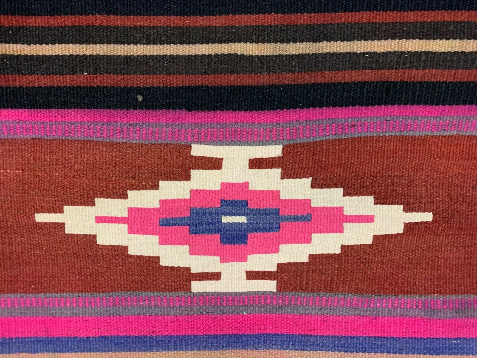 Vintage Turkish Kilim 270x160 cm wool kelim rug Large Purple, Pink, Black kilimshop.myshopify.com