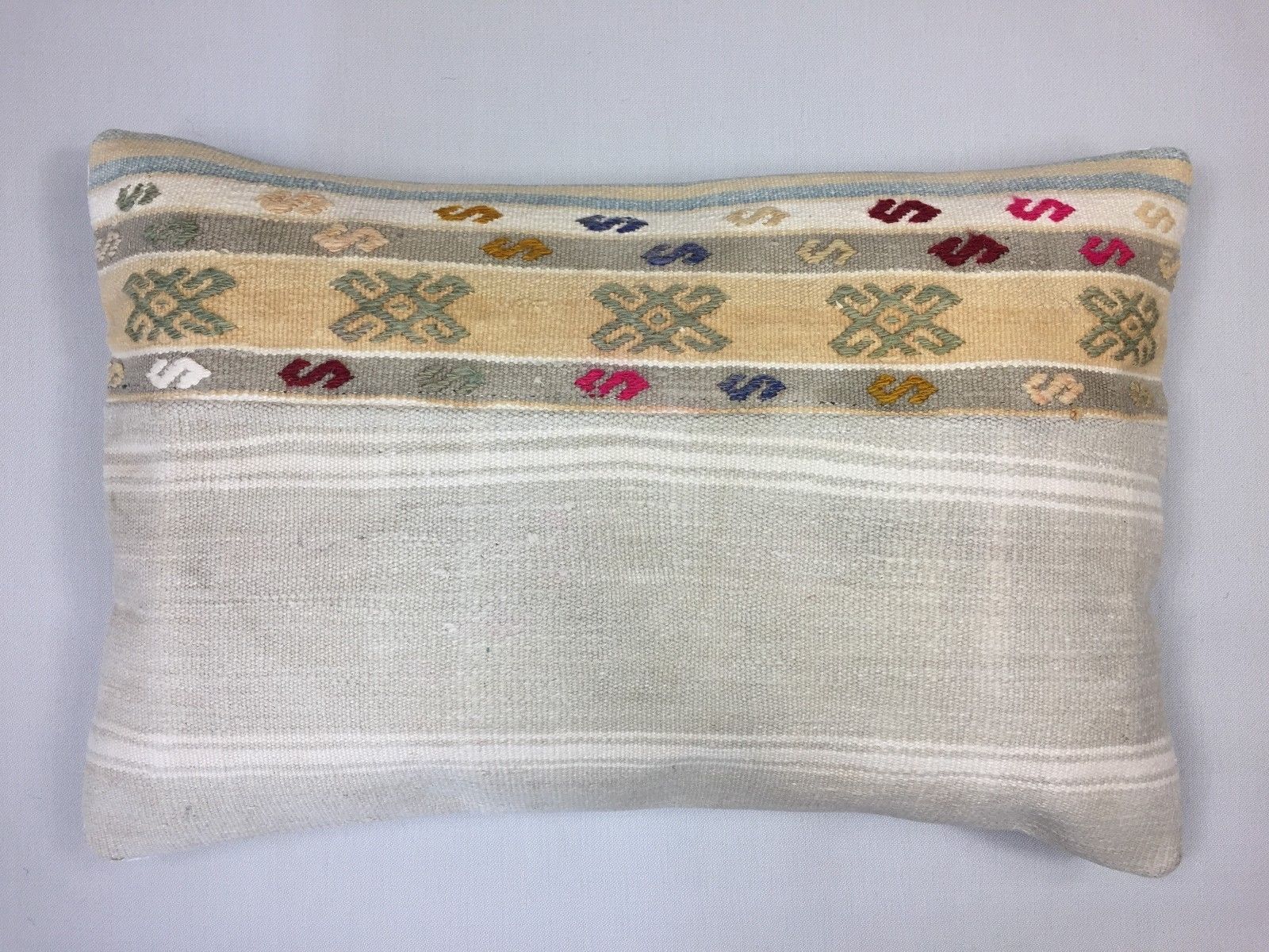 Kilim Cushion Cover 60x40 cm Old Vintage Antique Kelim pillow Boho country house Home, Furniture & DIY:Home Decor:Cushions kilimshop.myshopify.com