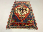 Small Vintage Turkish Rug 115x60 cm, Short Runner, Tribal, Shabby Chic Antiques:Carpets & Rugs kilimshop.myshopify.com