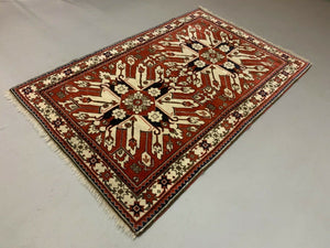 Old Azeri Rug 170x110 cm country home Tribal vintage caucasian eagle carpet kilimshop.myshopify.com