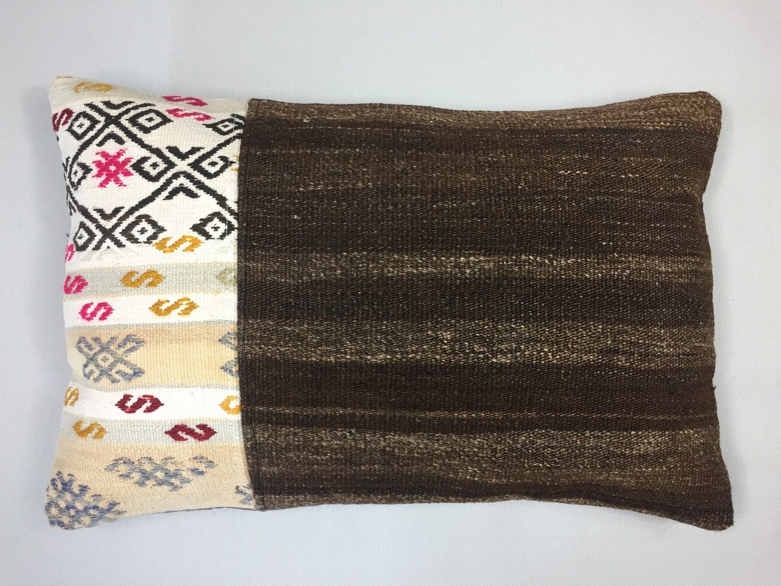 Kilim Cushion Cover 60x40 cm Old Vintage Antique Kelim pillow Boho country house Home, Furniture & DIY:Home Decor:Cushions kilimshop.myshopify.com