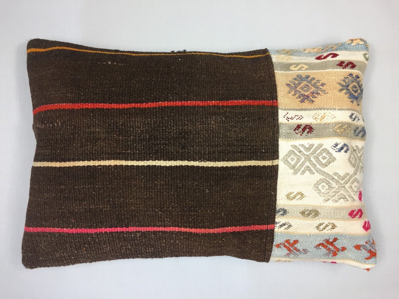 Kilim Cushion Cover 60x40 cm Old Vintage Antique Kelim pillow Boho country house Home, Furniture & DIY:Home Decor:Cushions kilimshop.myshopify.com