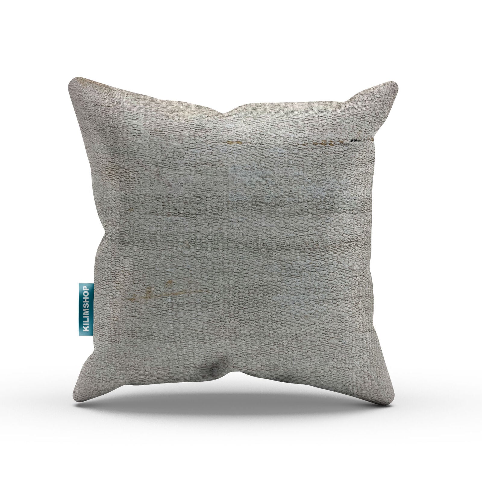 Vintage Kilim Cushion Cover 40x40 cm Square Wool Kelim Pillow Moroccan Decor